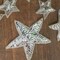 5 Small 2" Silver Star Sequin Beaded Iron On Patches for DIY Clothes Party Accessories